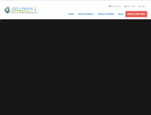 Tablet Screenshot of livelingua.net